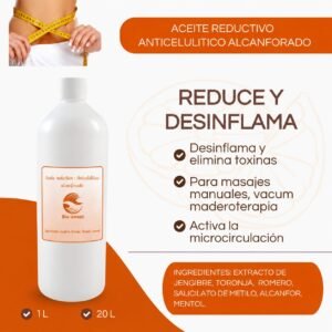 aceite reductivo anticelulítico alcanforado